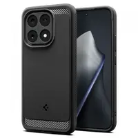 Husa pentru Xiaomi 15T, Spigen, Rugged Armor, Neagra Mata ACS10459