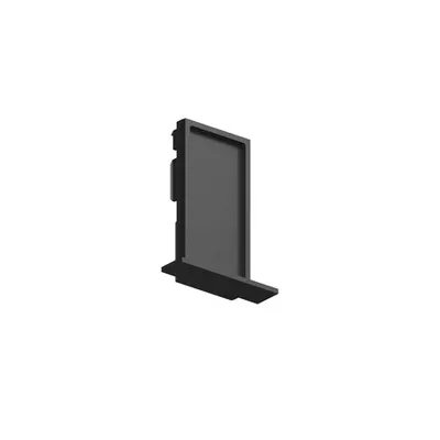 Accesoriu corp de iluminat Ego end cap recessed trim senza foro Negru