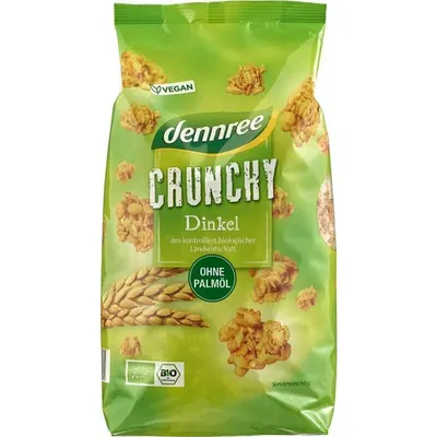 Cereale crunchy cu spelta bio 750g Dennree