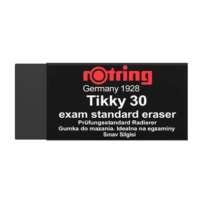Radiera pentru creion, neagra, Rotring Exam Tikky 30