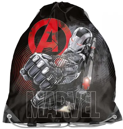 Sac de sport Paso Iron Man - negru