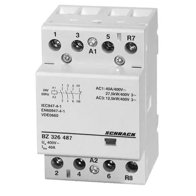 Contactor modular 40A 3ND/1NI 24VAC 3UH
