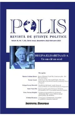 Polis Vol.11 Nr.1 (39) Serie noua decembrie 2022-februarie 2023. Revista de stiinte politice