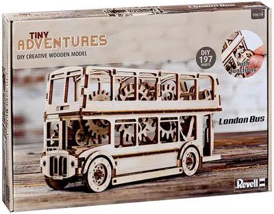 3D Puzzle Revell din 197 piese - Autobuzul din Londra