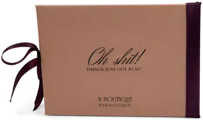 Felicitare de lux NBoutique - Oh Shit