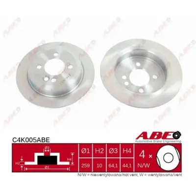 Disc frana ABE C4K005ABE