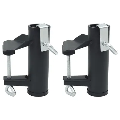 Gossi cleme umbrela pentru balcon, 2 buc., 25-38 mm, otel