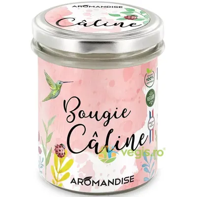 Lumanare Parfumata Naturala Caline (Imbratisare) Bio 150g