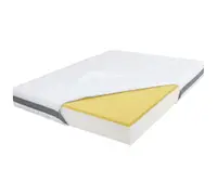 Saltea de Pat Ortopedica din Spuma cu Memorie 180 x 200 - Memory 15+5+1, Fara Arcuri, Ioni de Argint
