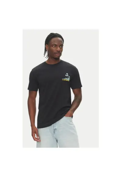 Tricou barbati EQYZT08057 - Bumbac - Negru - Negru
