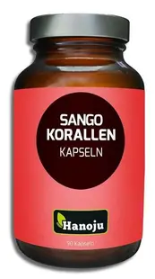 Sango Coral - Calciu + Magneziu, 90 capsule, Hanoju