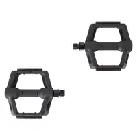 Pedale plate bicicletă MTB 520 grip Negru