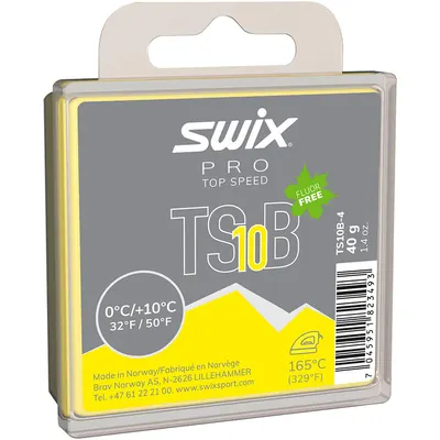 Ceară SWIX TS10 Black 0°C/+10°C (40g)