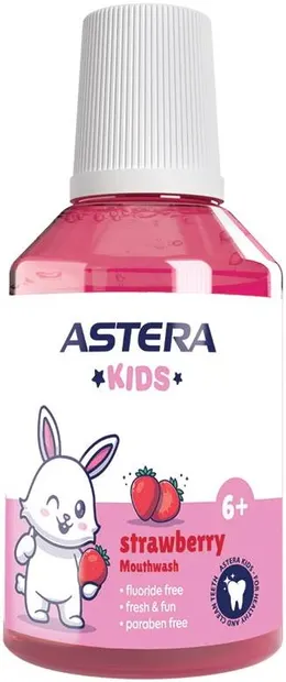 Astera Kids Apă de gură Strawberry, 300 ml