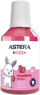 Astera Kids Apă de gură Strawberry, 300 ml