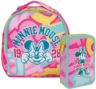 Set școlar Cool Pack Minnie Mouse - Rucsac pentru grădiniță și penar cu rechizite