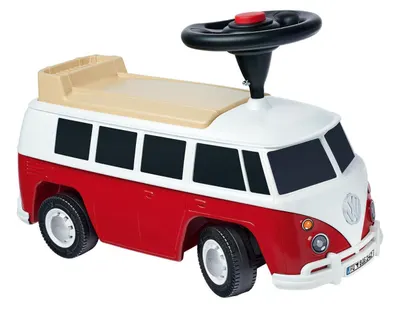 Mașină de plimbare BIG - VW T1, roșie