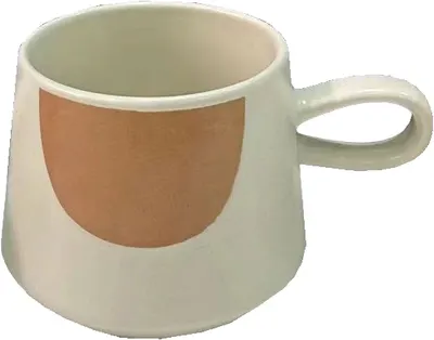 Ceaşcă Maison - Scandi, New Bone China, 320 ml, alb/bej