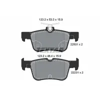 Set placute frana, frana disc TEXTAR 2253101