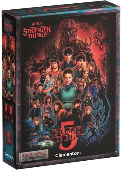 Puzzle Clementoni, 1000 piese – Stranger Things 5