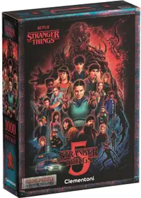 Puzzle Clementoni, 1000 piese – Stranger Things 5