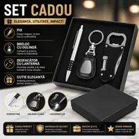 Set Pix, breloc, desfacator cu mini-lanterna