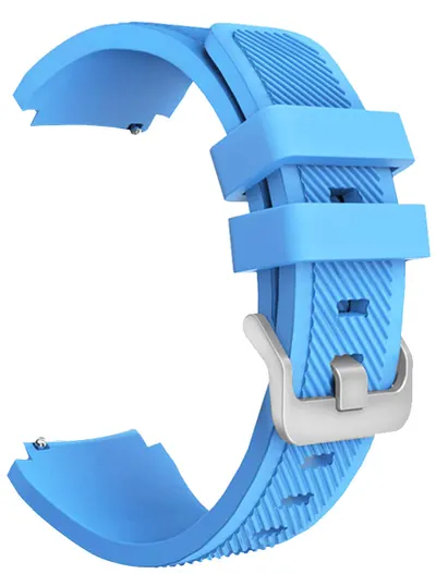 Curea Trender - TR-SL22GB Silicone, 22 mm, Groove Blue