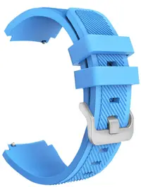 Curea Trender - TR-SL22GB Silicone, 22 mm, Groove Blue