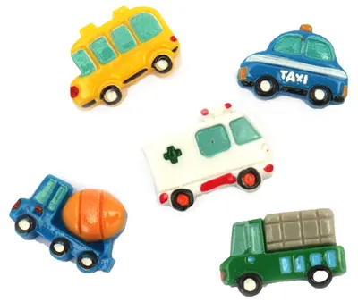 Figurină din plastic Em Art - Vehicule, (5 buc.), sortiment