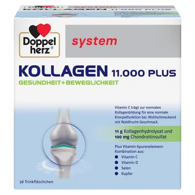 Kollagen 11.000 Plus, Doppelherz System | 36 flacoane