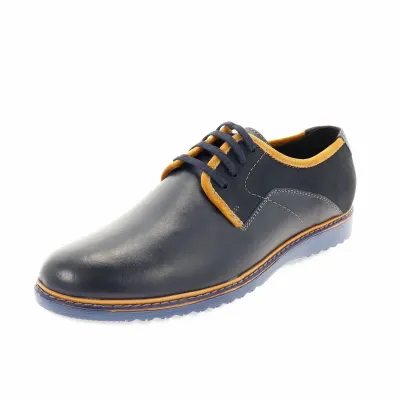 Pantofi Piele Naturala Covi Star 60 BL Albastru Box 39