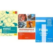 Pachet Bacalaureat 2026. Eseul. Pregatire individuala pentru proba scrisa, Matematica M2 Tehnologic. Teste si Fizica 100 variante rezolvate