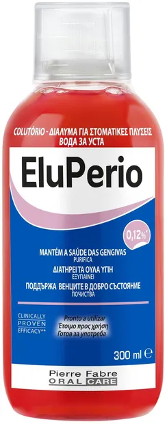 Eludril EluPerio Apă de gură antibacteriană, 300 ml