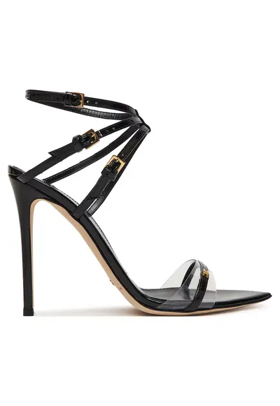 Sandale femei - piele naturala - stiletto - negru