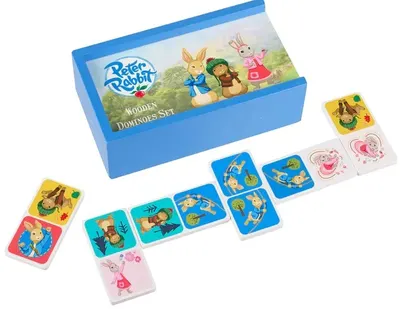 Domino pentru copii Orange Tree Toys - Peter Iepurașul, 30 de piese