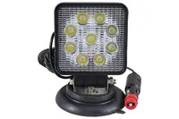 Proiector De Lucru Cu Led. Patrat. Lumina Concentrata. Baza Magnetica Jbm