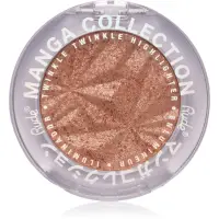 Rude Cosmetics Manga Collection Twinkle Twinkle Highlighter Pudra compacta ce ofera luminozitate culoare Rudeko's Dragon 4 g