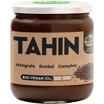 Crema Tahini Integrala din Seminte de Susan Prajite fara Gluten Ecologica/Bio 250g