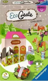 Kit creativ Ravensburger - EcoCreate Mini, Horses