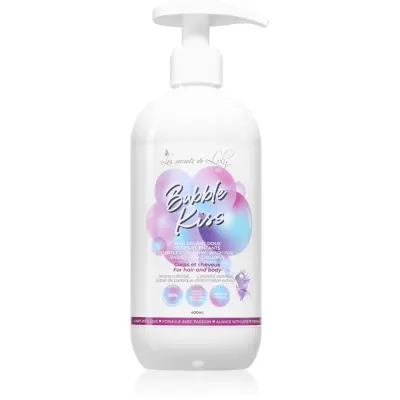 Les Secrets De Loly Bubble Kiss gel de curățare pentru corp si par pentru copii 400 ml