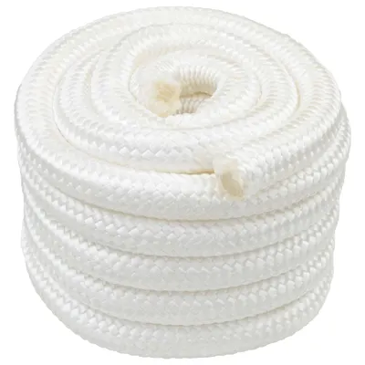 vidaXL Sfoară de Barcă 6 mm 5 m Alb