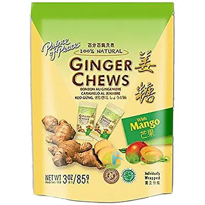 Caramele cu Ghimbir si Aroma de Mango 85g