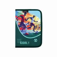 Penar neechipat, 1 fermoar, 2 extensii, 13.5x19.5x3 cm, Football, Herlitz