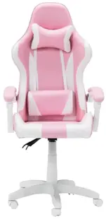 Scaun de gaming Carmen - 6311,alb/roz