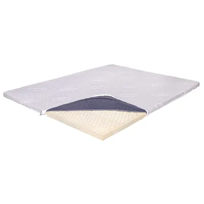 Topper Saltea Ortopedic 180x200 - Latex 5.5 cm, Husa cu Ioni de Argint