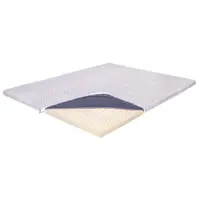 Topper Saltea Ortopedic 180x200 - Latex 5.5 cm, Husa cu Ioni de Argint