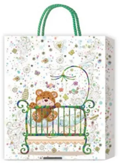 Pungă de cadou Pătuț - 31 х 42 х 12 cm