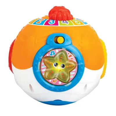 Minge cu sunete Winfun Roll N Learn Ocean Ball
