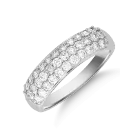 Inel din aur alb cu diamante de 0.751ct