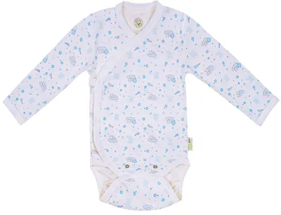 Body pentru bebeluşi Bio Baby - Bumbac organic, 74 cm, 6-9 luni